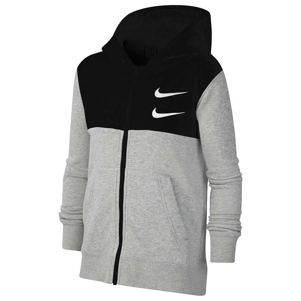 Sweatshirts And Hoodies Nike Sportswear Swoosh Full Zip Sweatshirt Black