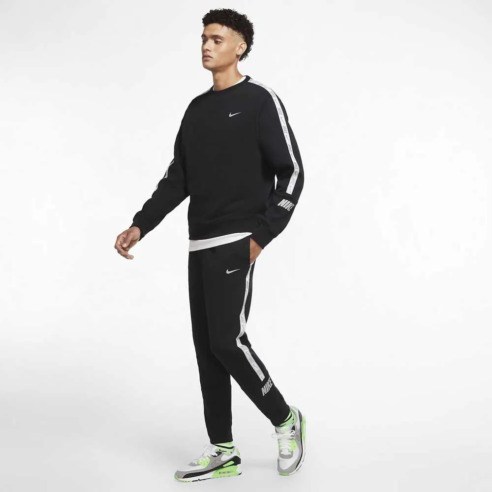 nike black repeat joggers