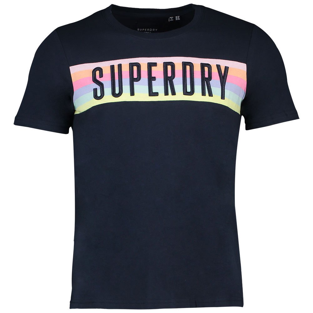 Superdry Rainbow Panel Short Sleeve TShirt 
