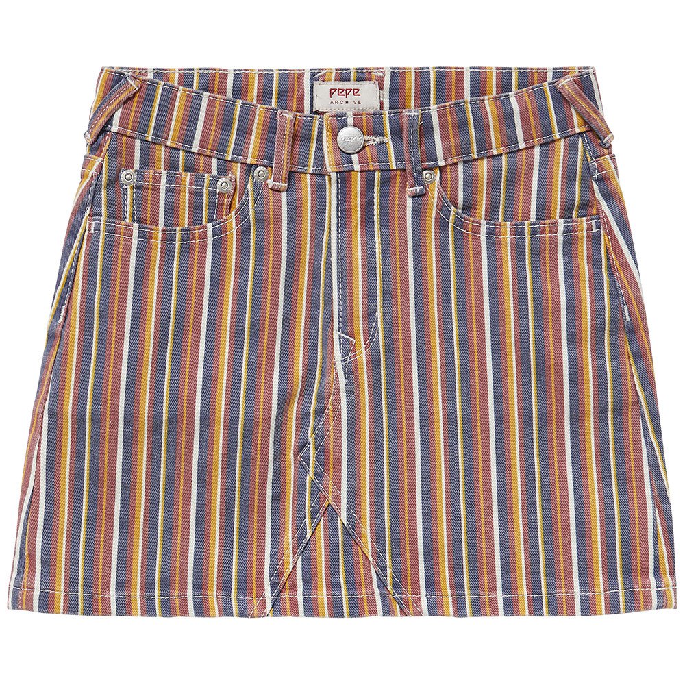 Girl Pepe Jeans Millie Stripe Skirt Multicolor