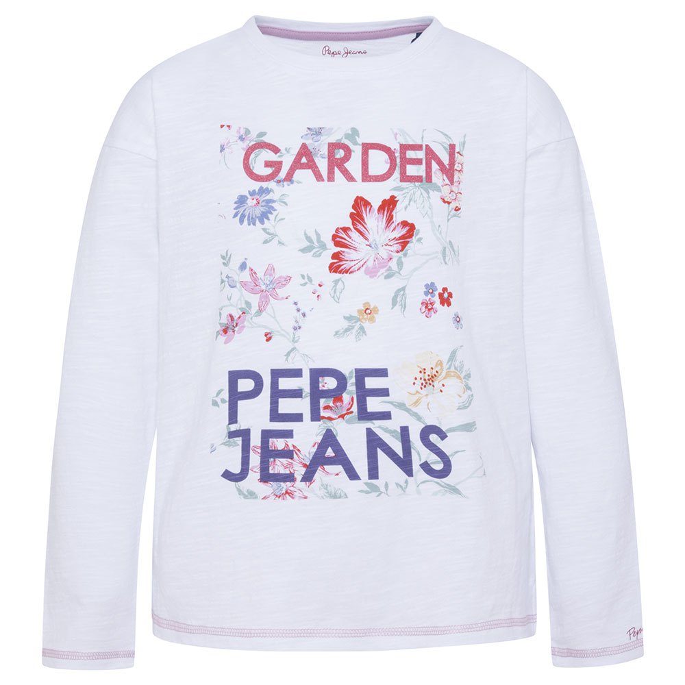 Clothing Pepe Jeans Mate Long Sleeve T-Shirt White