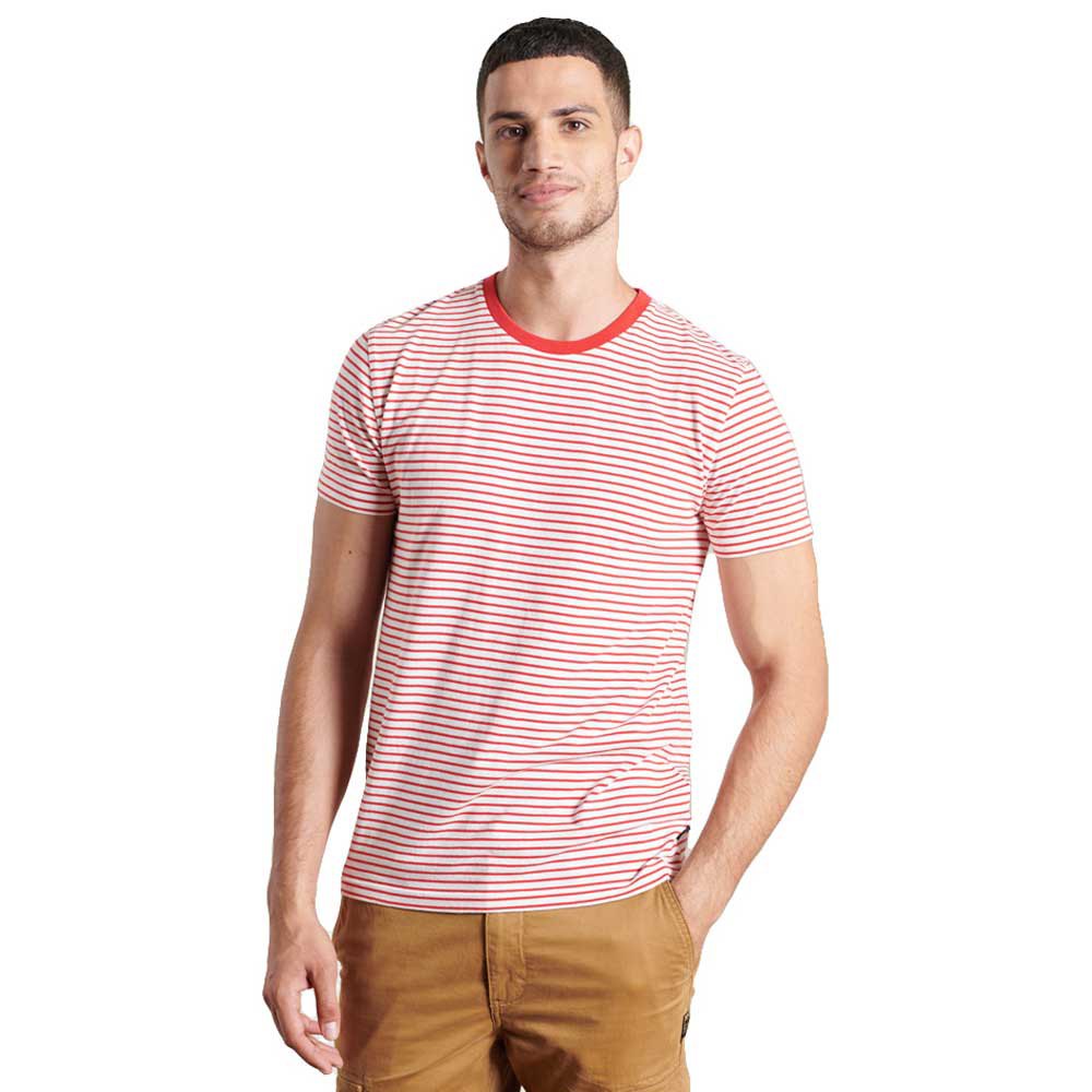 T-shirts Superdry Weekender Stripe Short Sleeve T-Shirt Red