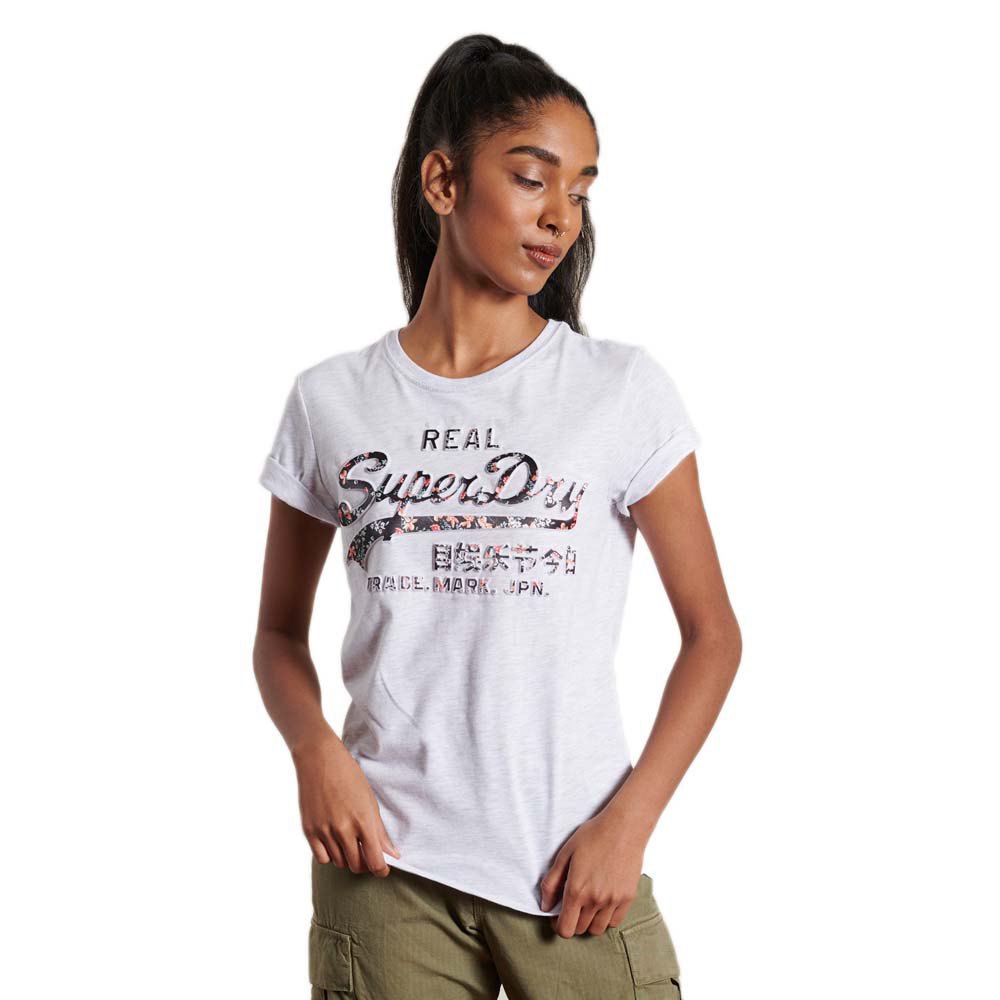 Clothing Superdry Vintage Logo Infill Short Sleeve T-Shirt White
