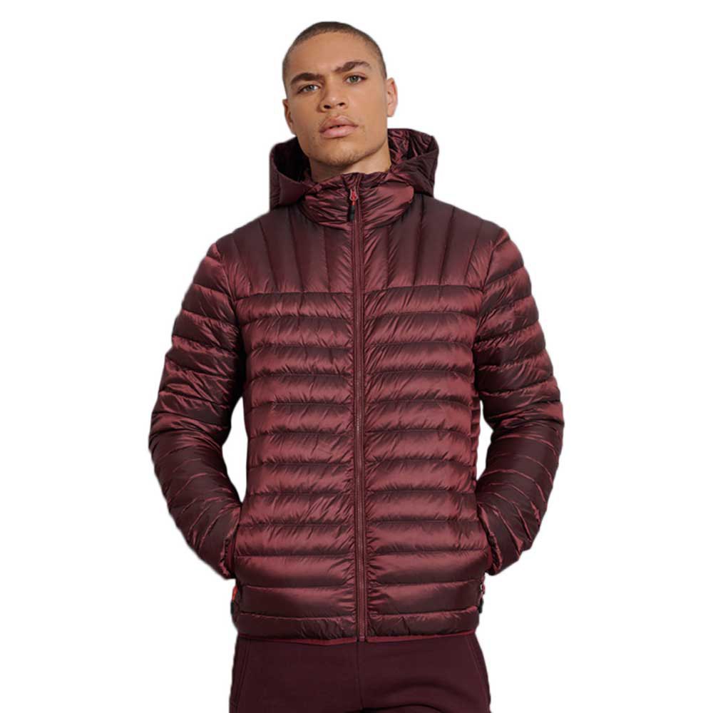 Men Superdry Core Down Jacket Red