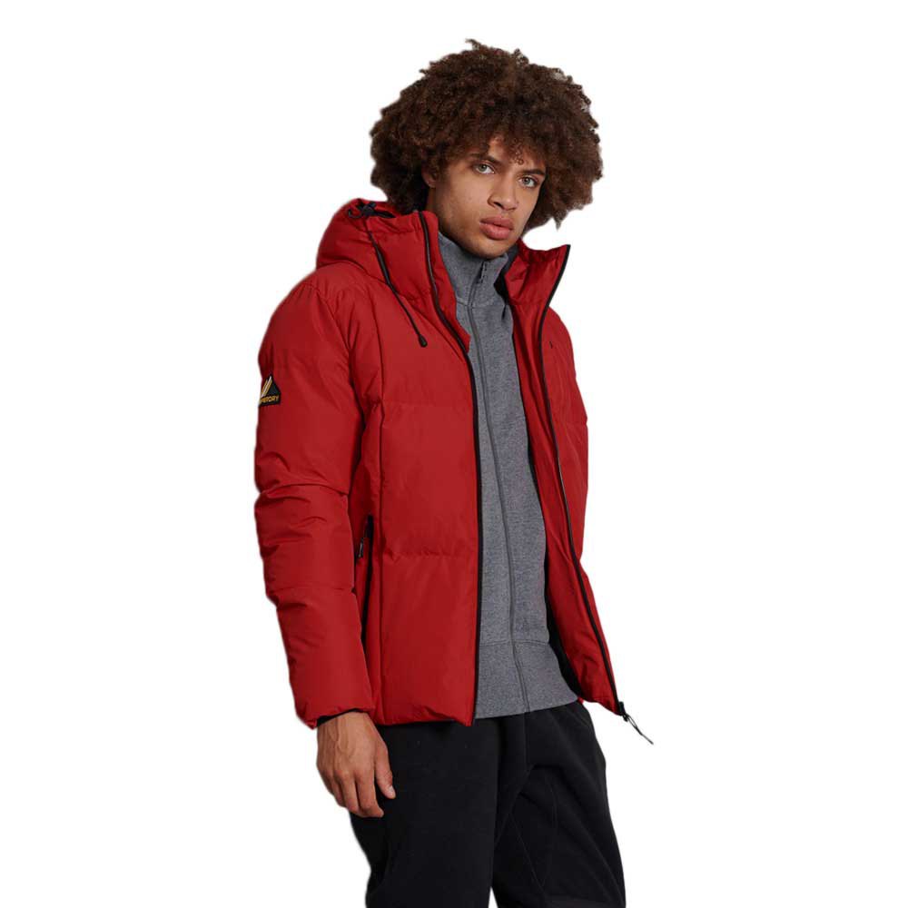 Coats And Parkas Superdry Evolution Puffer Coat Red