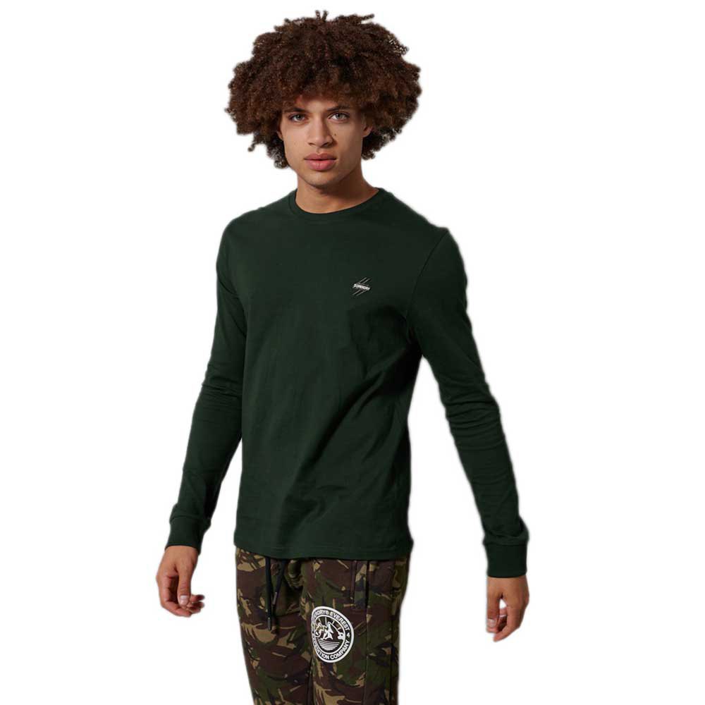 Clothing Superdry Sportstyle Long Sleeve T-Shirt Green