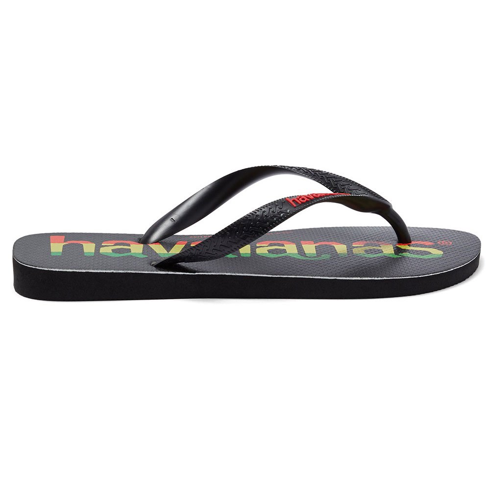 Shoes Havaianas Top Logomania Flip Flops Black