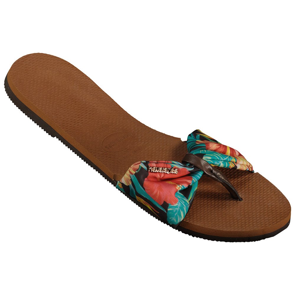 Shoes Havaianas You Saint Tropez Flip Flops Brown