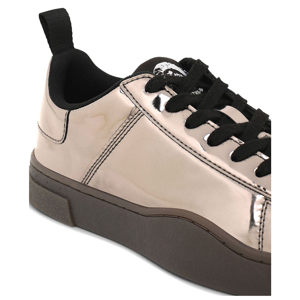 Women Diesel Clever Low Lace Trainers Grey