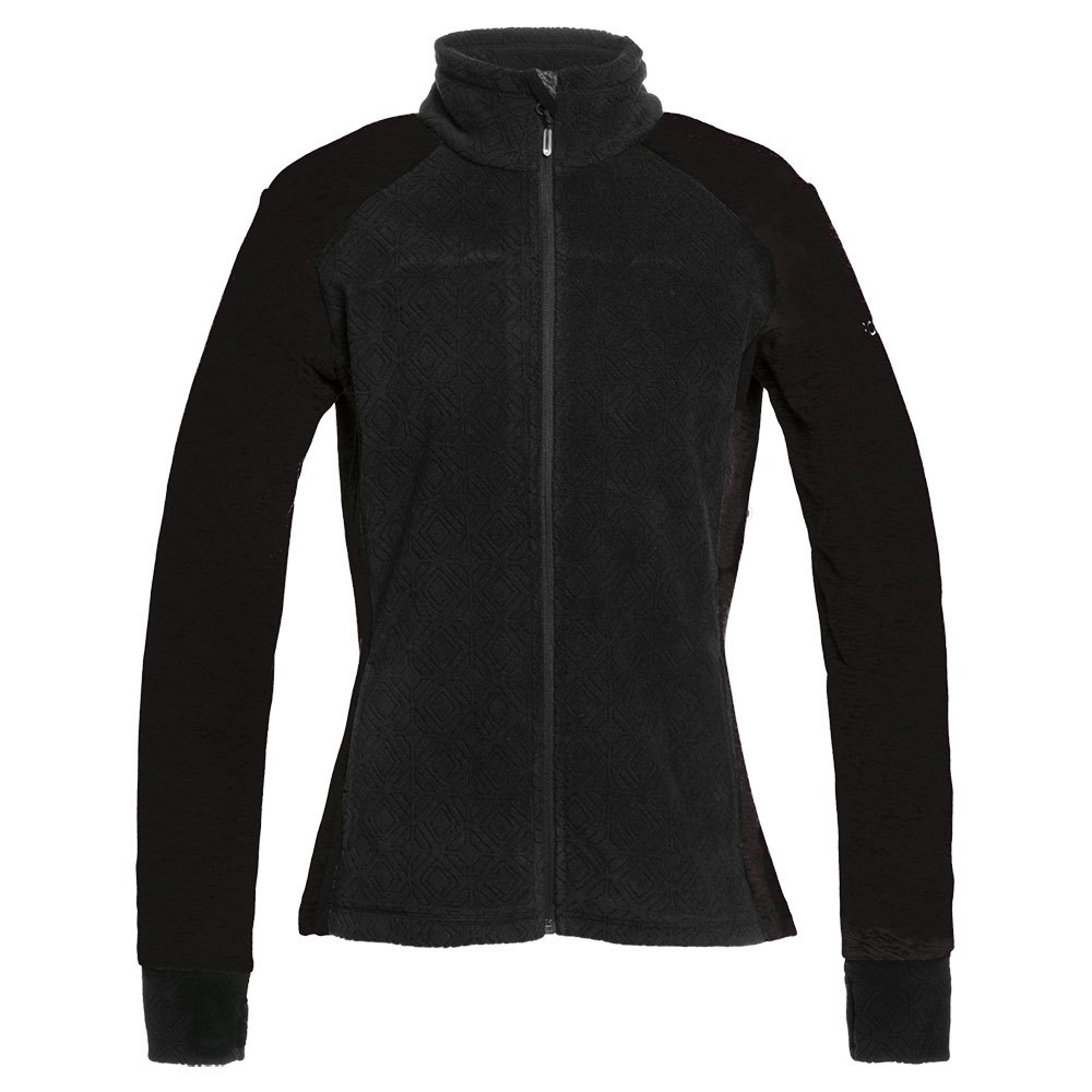 Girl Roxy Surface Through Full Zip Sweatshirt Black