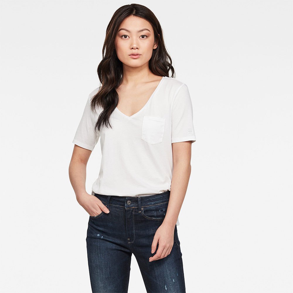 Clothing Gstar Core Ovvela Short Sleeve T-Shirt White