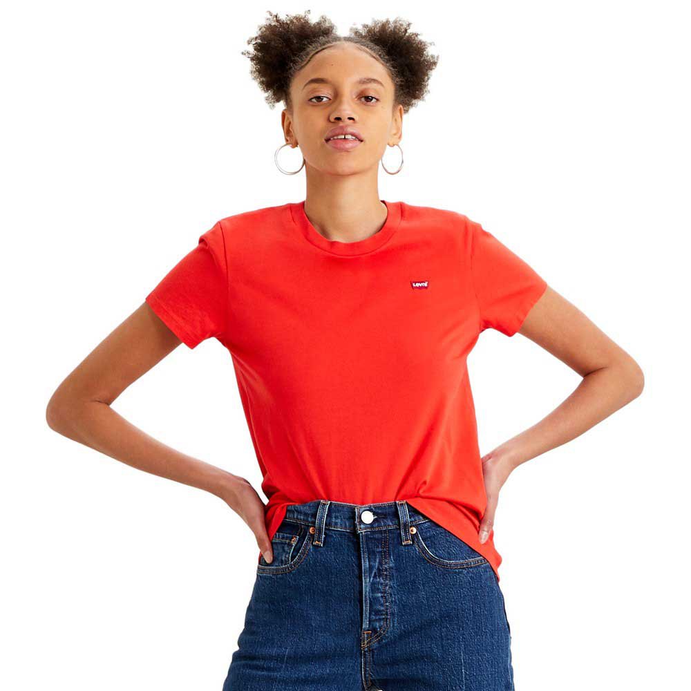 Women Levi´s® The Perfect 39185 Short Sleeve T-Shirt Red
