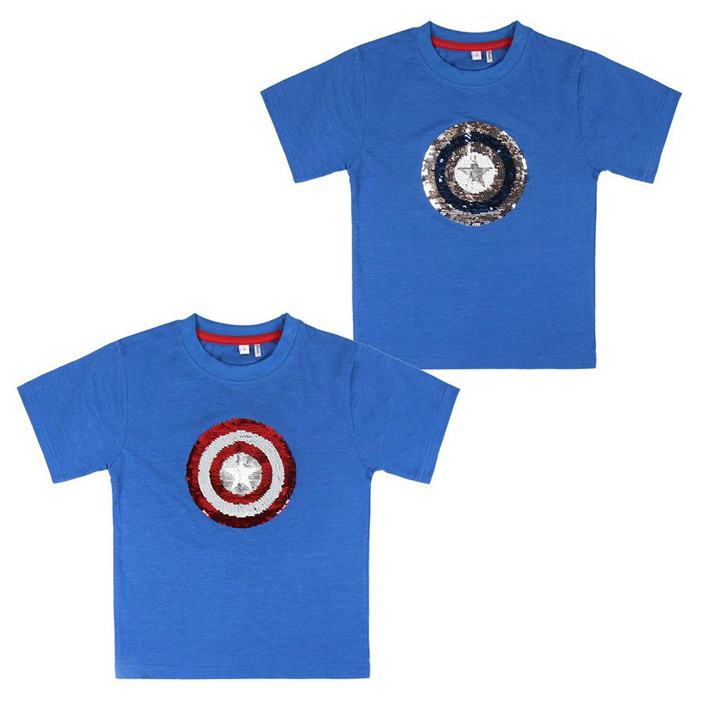 T-shirts Cerda Group Premium Jersey Avengers Short Sleeve T-Shirt Blue