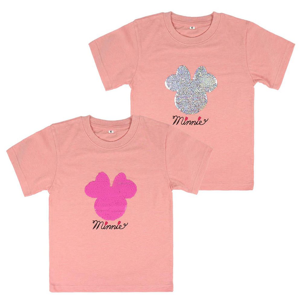 Girl Cerda Group Premium Minnie Short Sleeve T-Shirt Pink