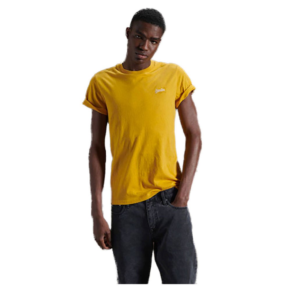 Men Superdry Orange Label Vintage Embroidered Short Sleeve T-Shirt Orange