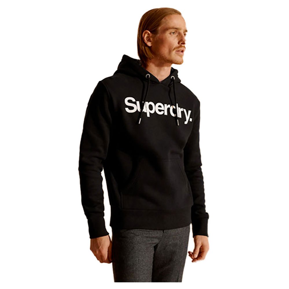 Sweatshirts And Hoodies Superdry Core Logo NS Hoodie Black