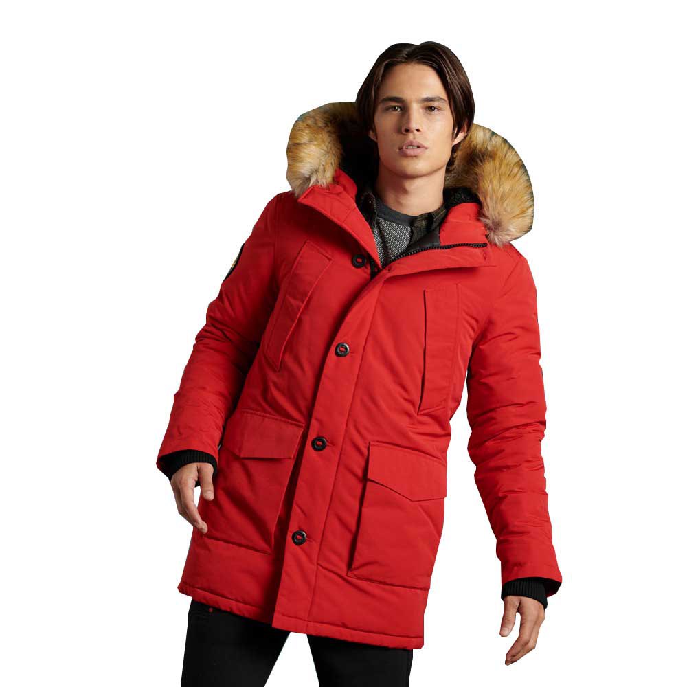 Clothing Superdry Everest Coat Red