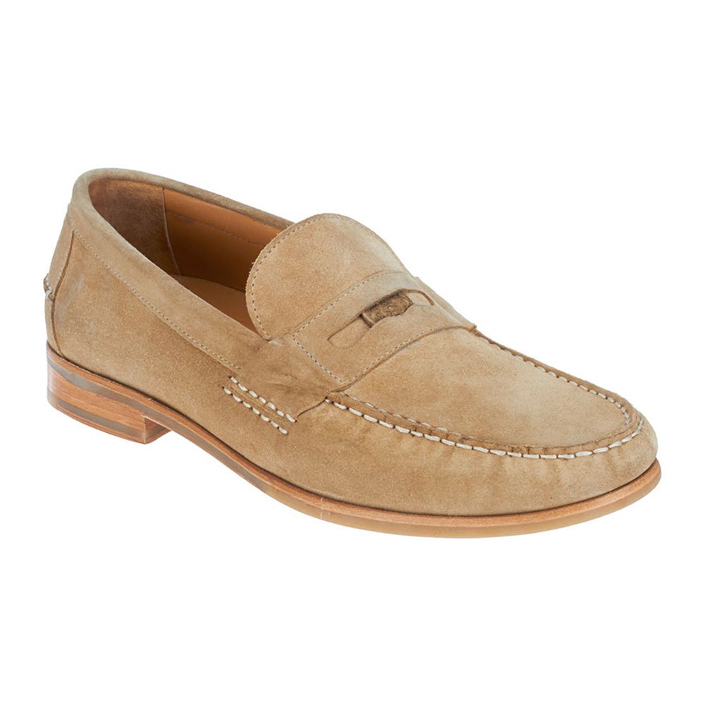 Chaussures Sebago Des Chaussures Conrad Penny Taupe Suede