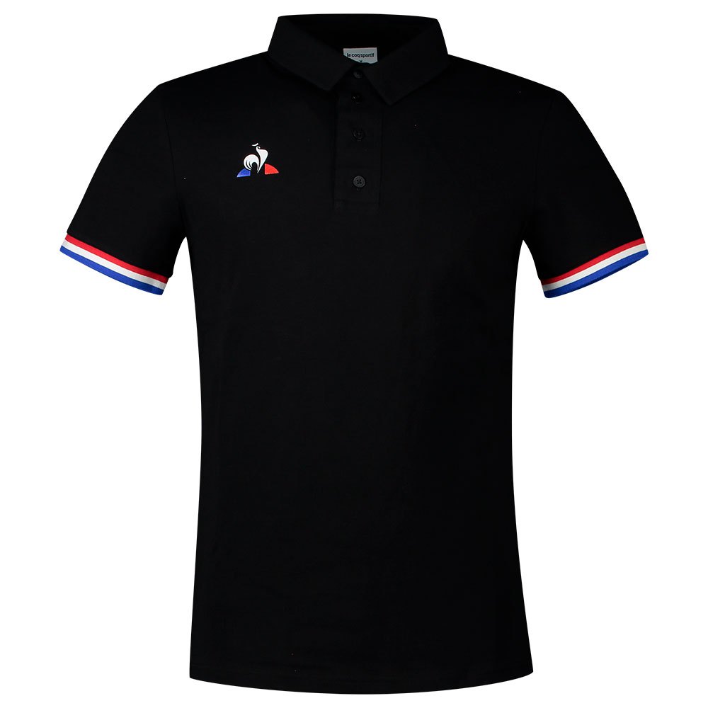 Polo shirts Le Coq Sportif Presentation Tri Nº1 Short Sleeve Polo Shirt Black