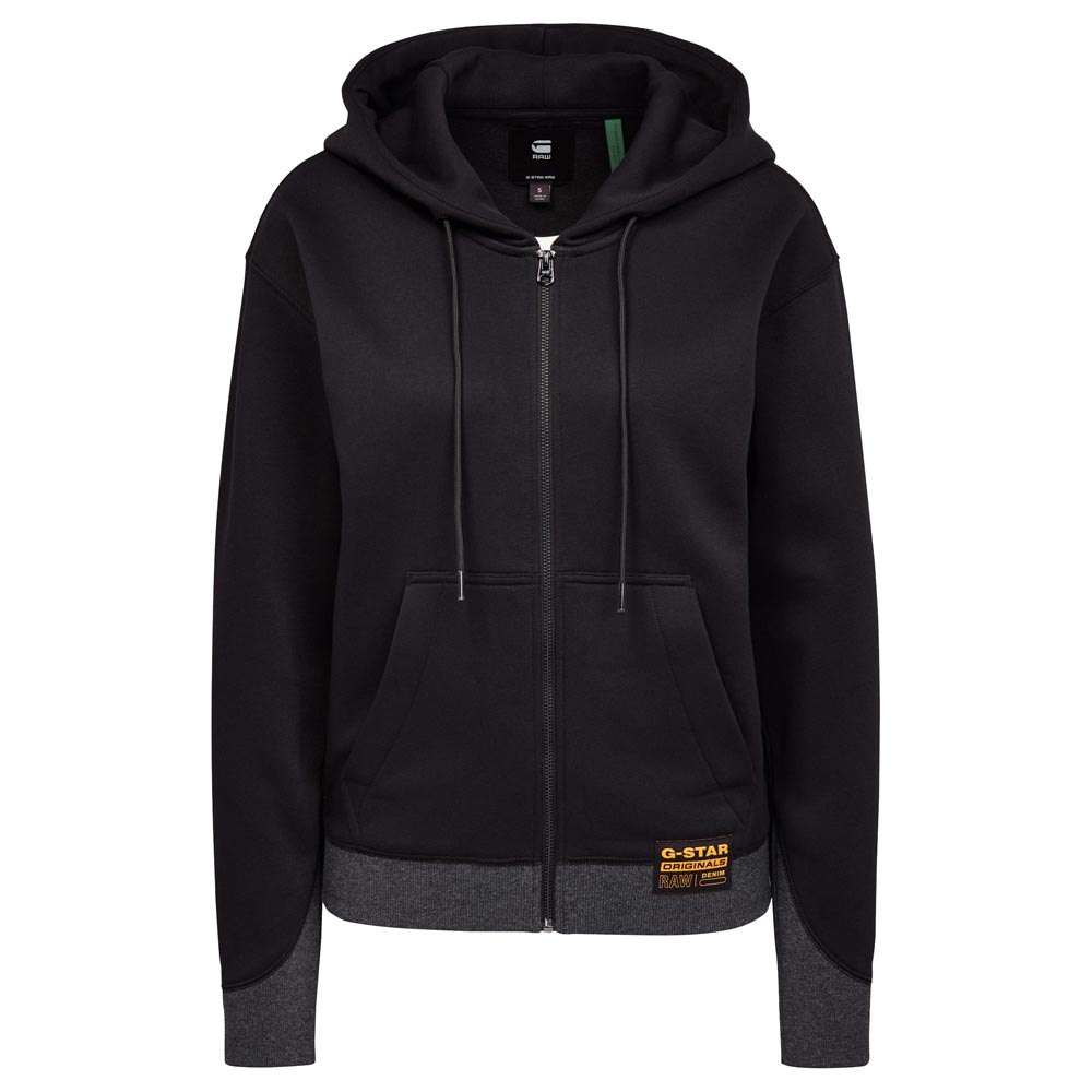 Sweatshirts And Hoodies Gstar Premium Core Full Zip Sweatshirt Black