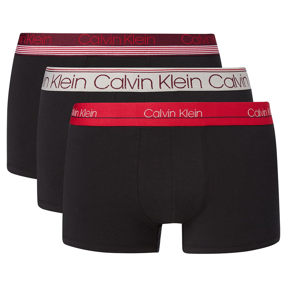 Men Calvin Klein Slip 3 Units Black