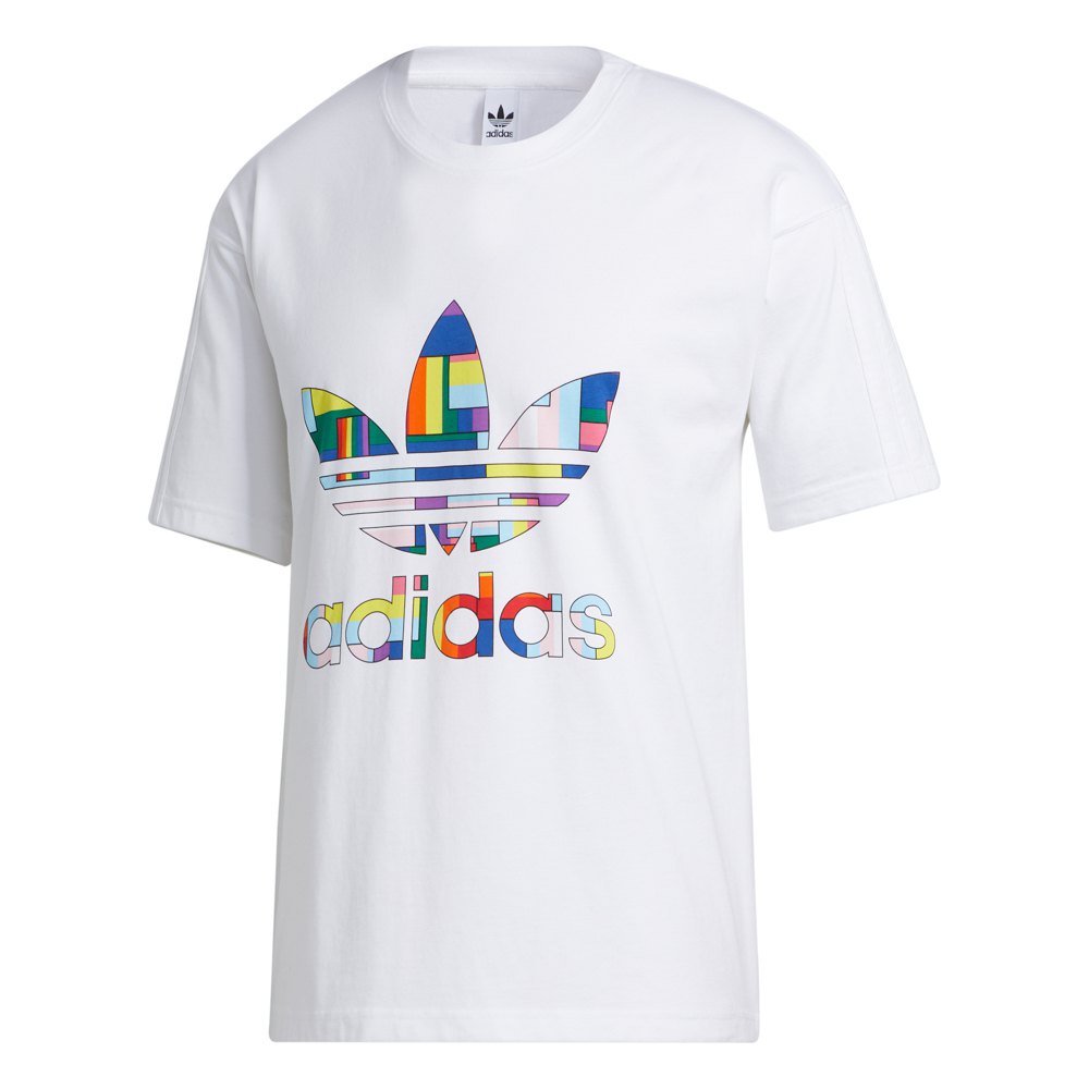 adidas originals Pride Flag Fill Short Sleeve T-Shirt White, Dressinn