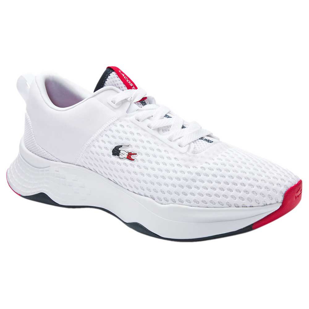Chaussures Lacoste Formateurs Court-Drive Textured Textile White / Navy / Red