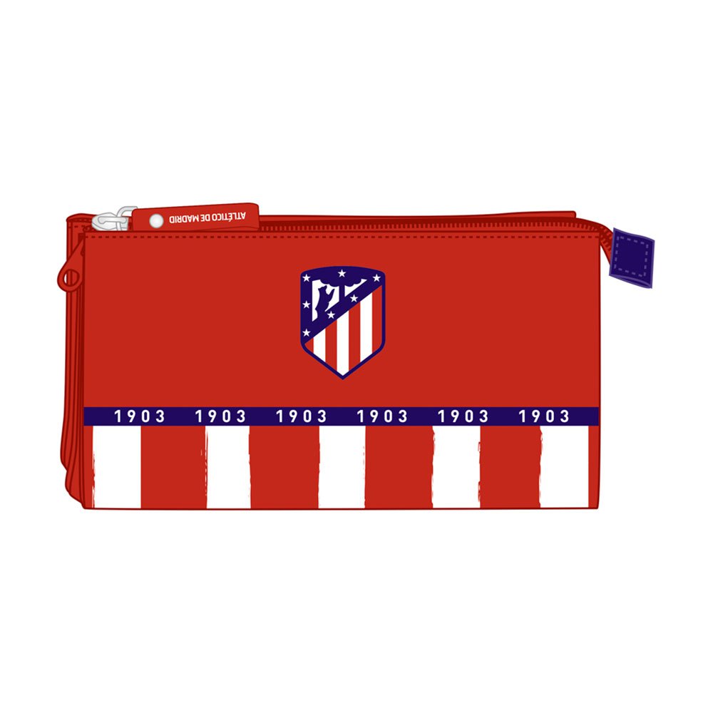 Suitcases And Bags Safta Atletico Madrid Home 20/21 Triple Pencil Case Red