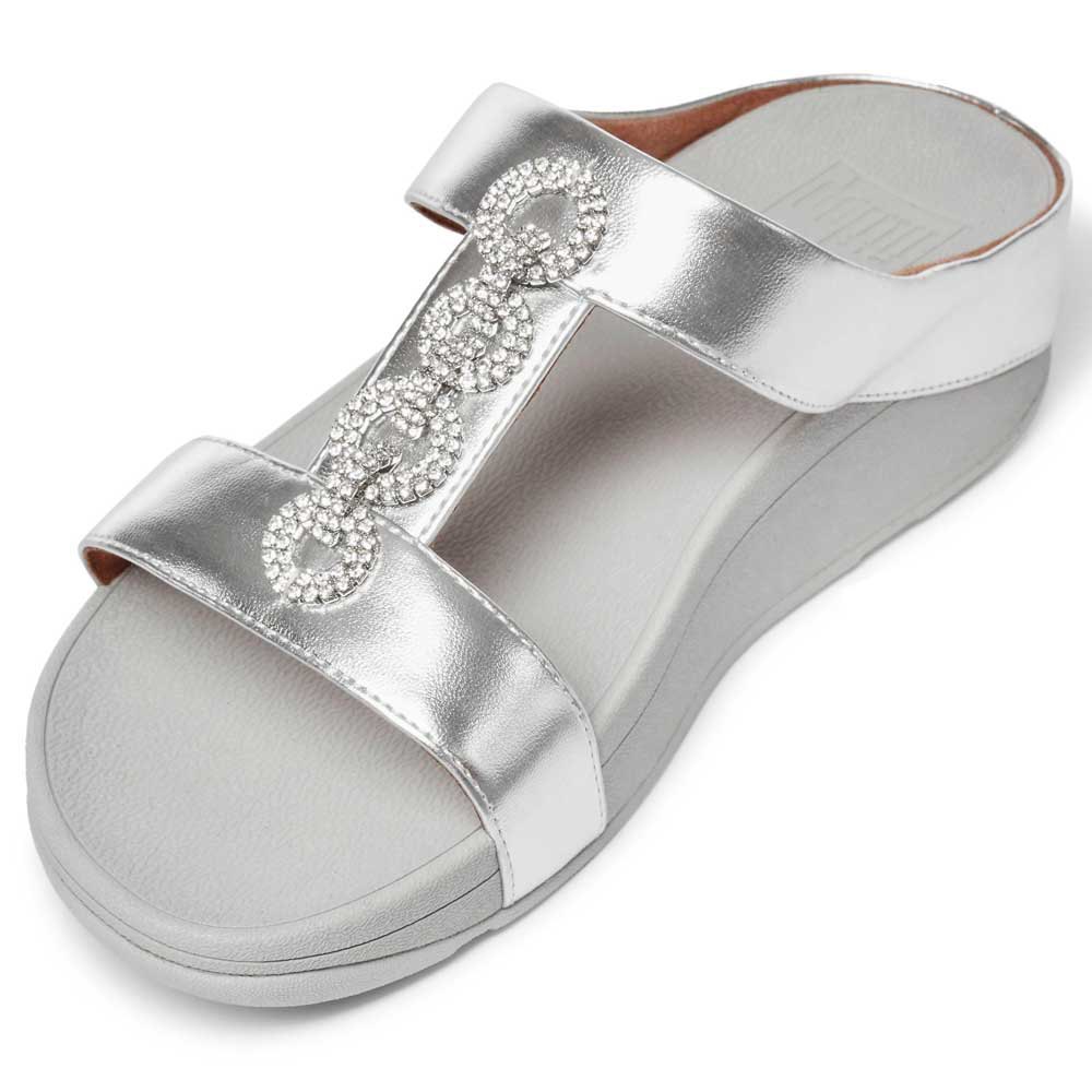 Sandales Fitflop Tongs Fino Sparkles Silver