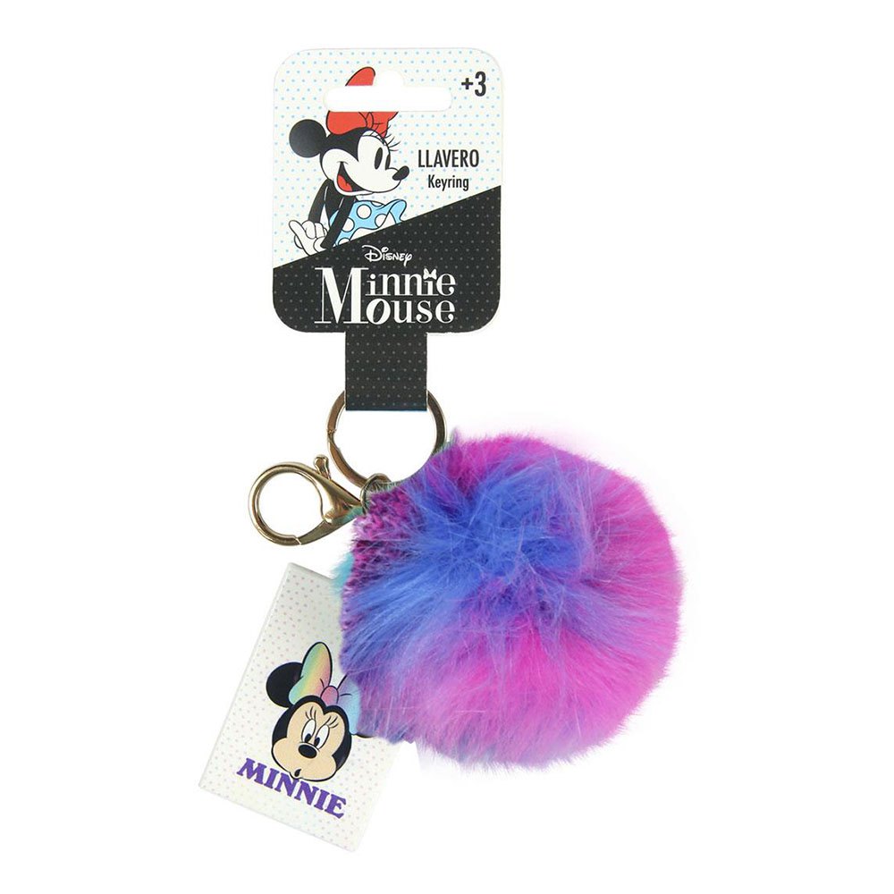 Accessories Cerda Group Pompom Minnie Key Ring Blue