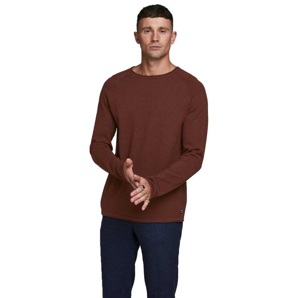 Clothing Jack & Jones Hill Knit Sweater Brown