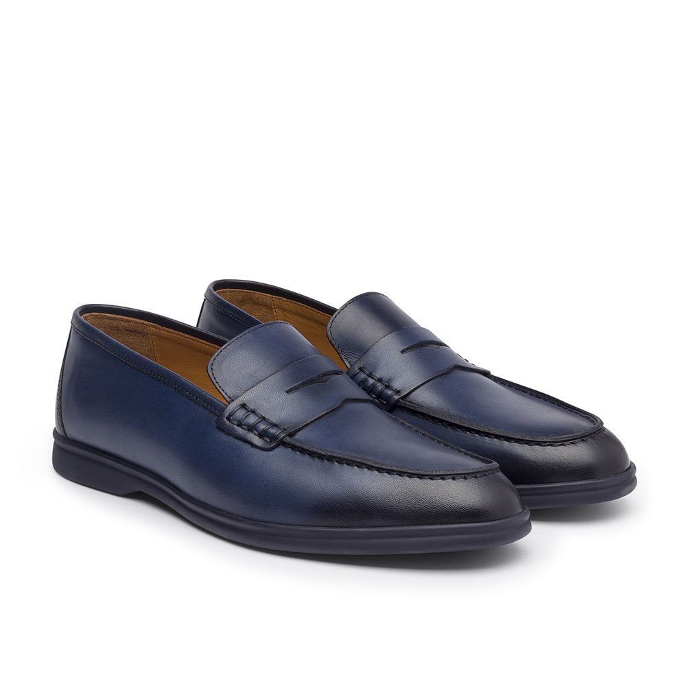 Shoes Hackett HR Penny Leather Shoes Blue