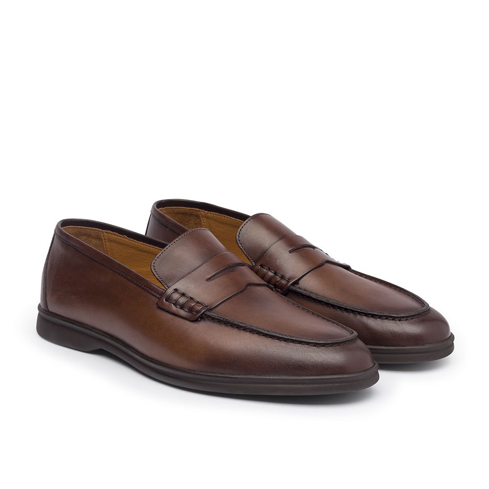 Chaussures Hackett Chaussures HR Penny Cuir Brown