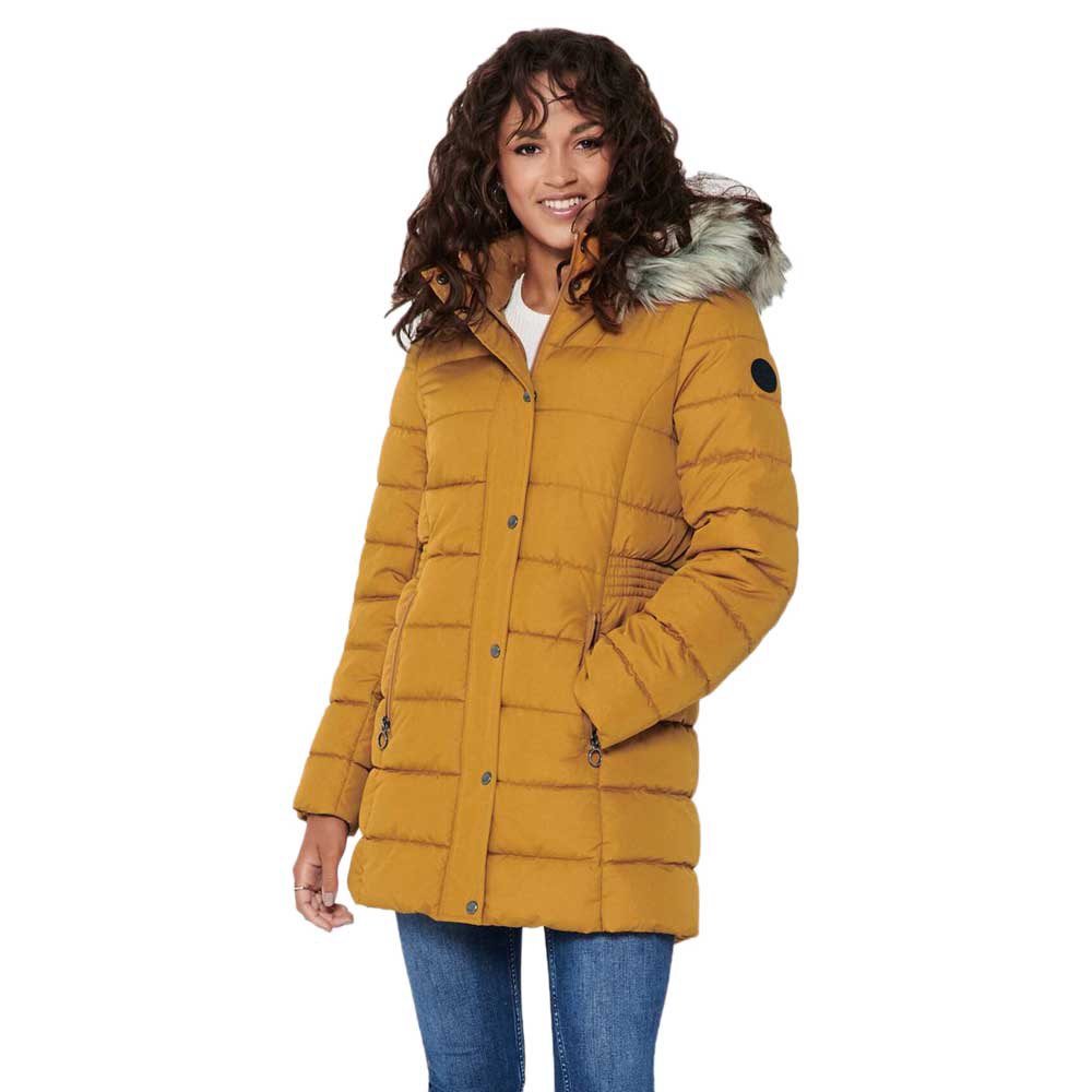 Women Only Luna Quilted Coat Yellow