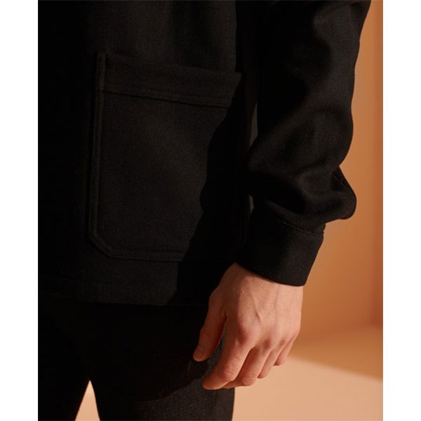 Jackets Superdry Utility Wool Overshirt Black
