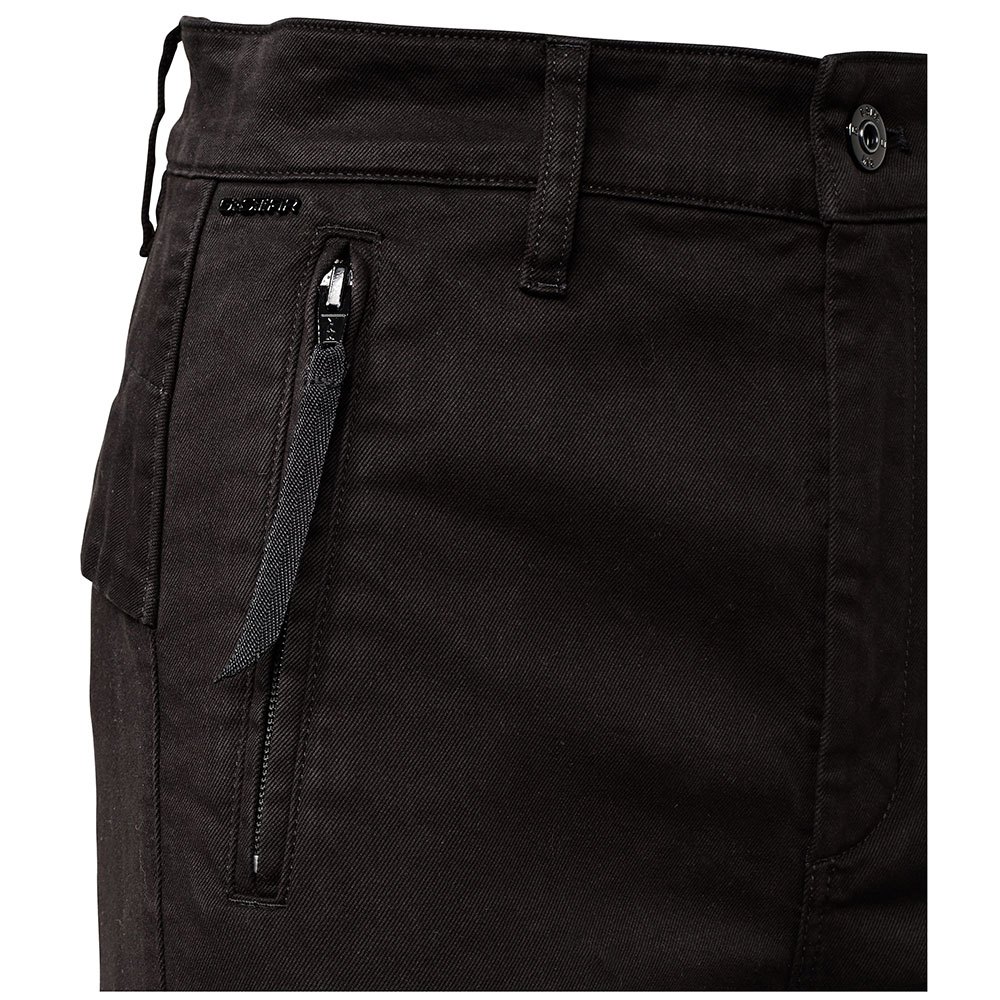 Pantalons Gstar Taille Haute Pantalon Cargo Skinny G-Shape Dark Black Gold