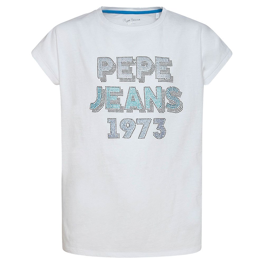 Girl Pepe Jeans Patti Short Sleeve T-Shirt White