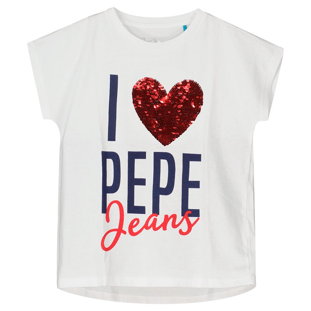 Clothing Pepe Jeans Maca Short Sleeve T-Shirt White
