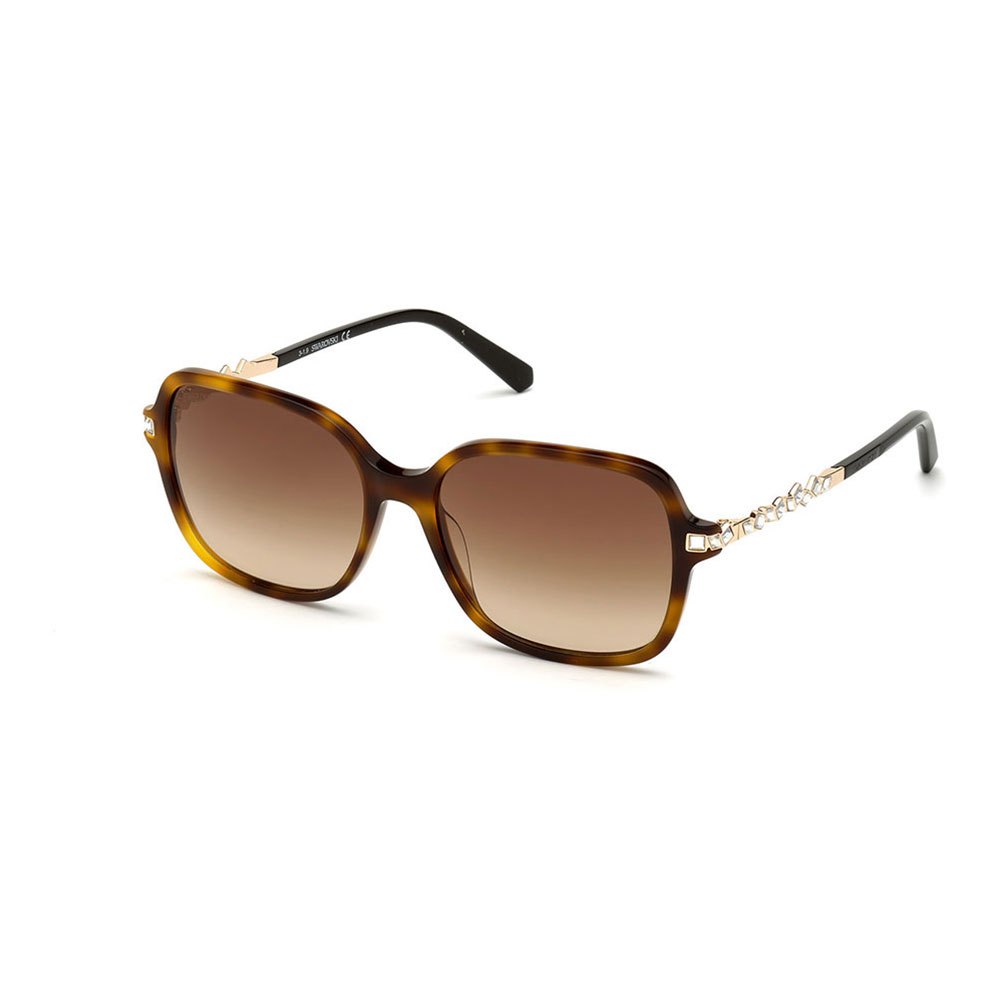 Women Swarovski SK0265 Sunglasses Brown