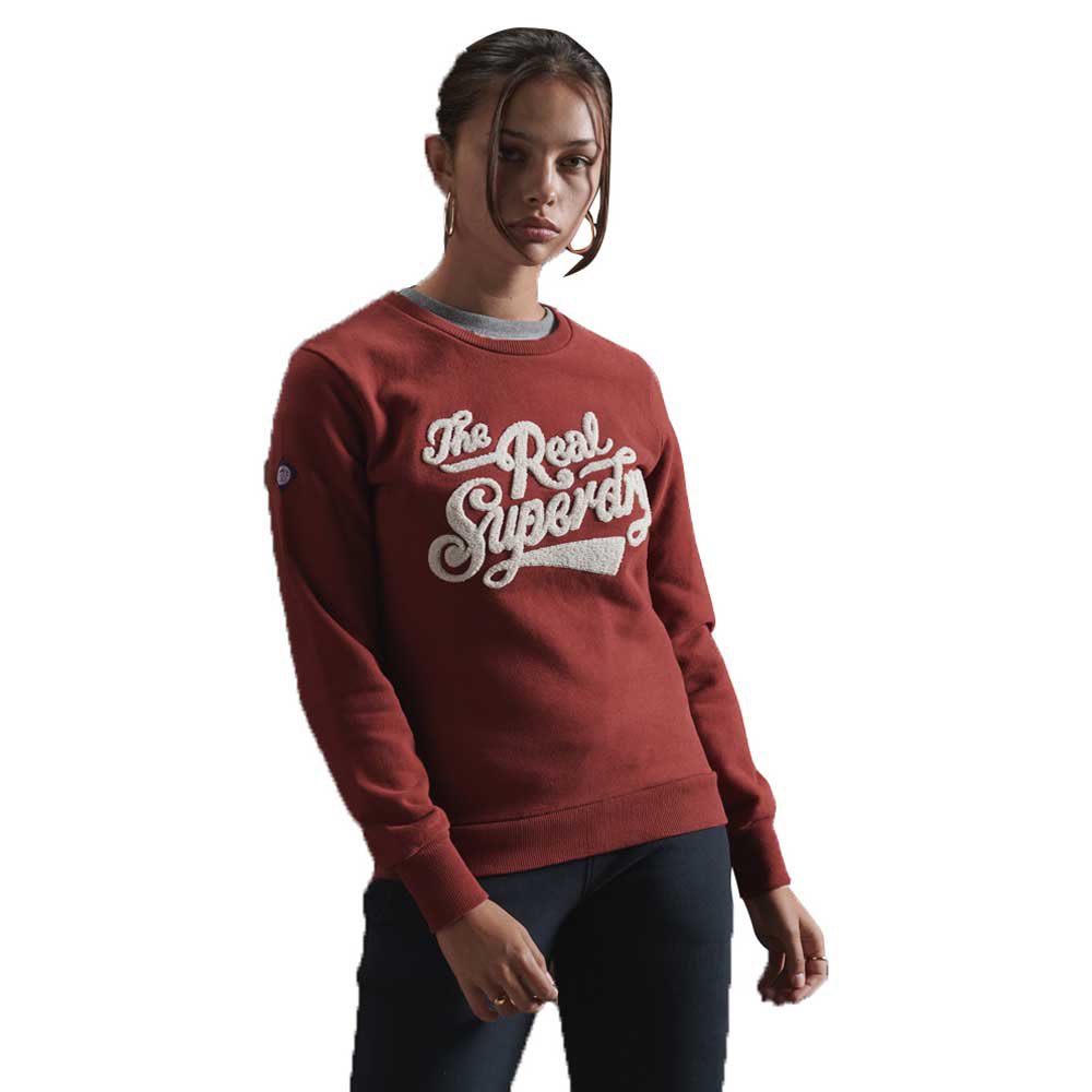 Vêtements Superdry Sweat-shirt Collegiate Chenille Russet Brown