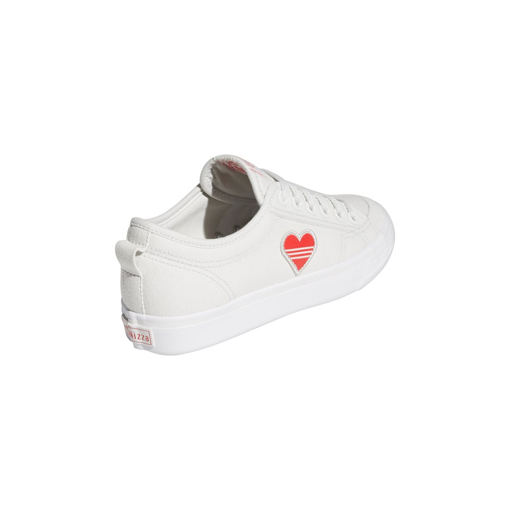 Chaussures adidas originals Formateurs Nizza Trefoil Crystal White / Red / Ftwr White