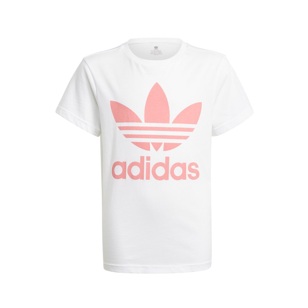 Girl adidas originals Adicolor Trefoil Short Sleeve T-Shirt White