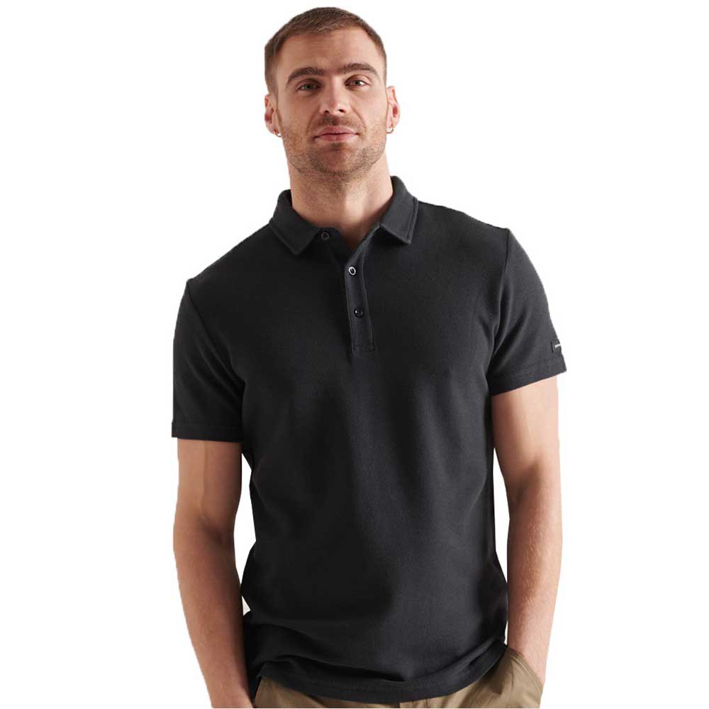 Superdry Textured Short Sleeve Polo Shirt 