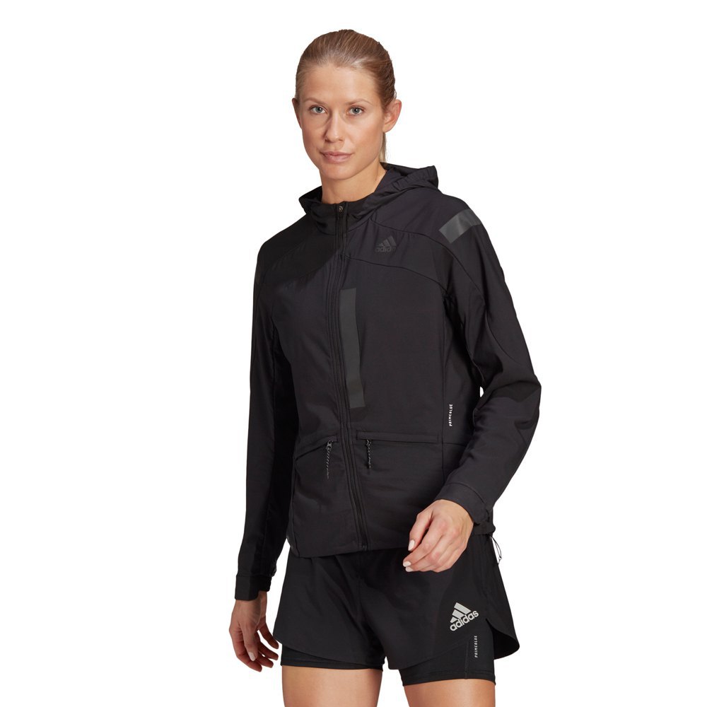 Vêtements adidas Veste À Capuche Marathon Translucent Black / Black