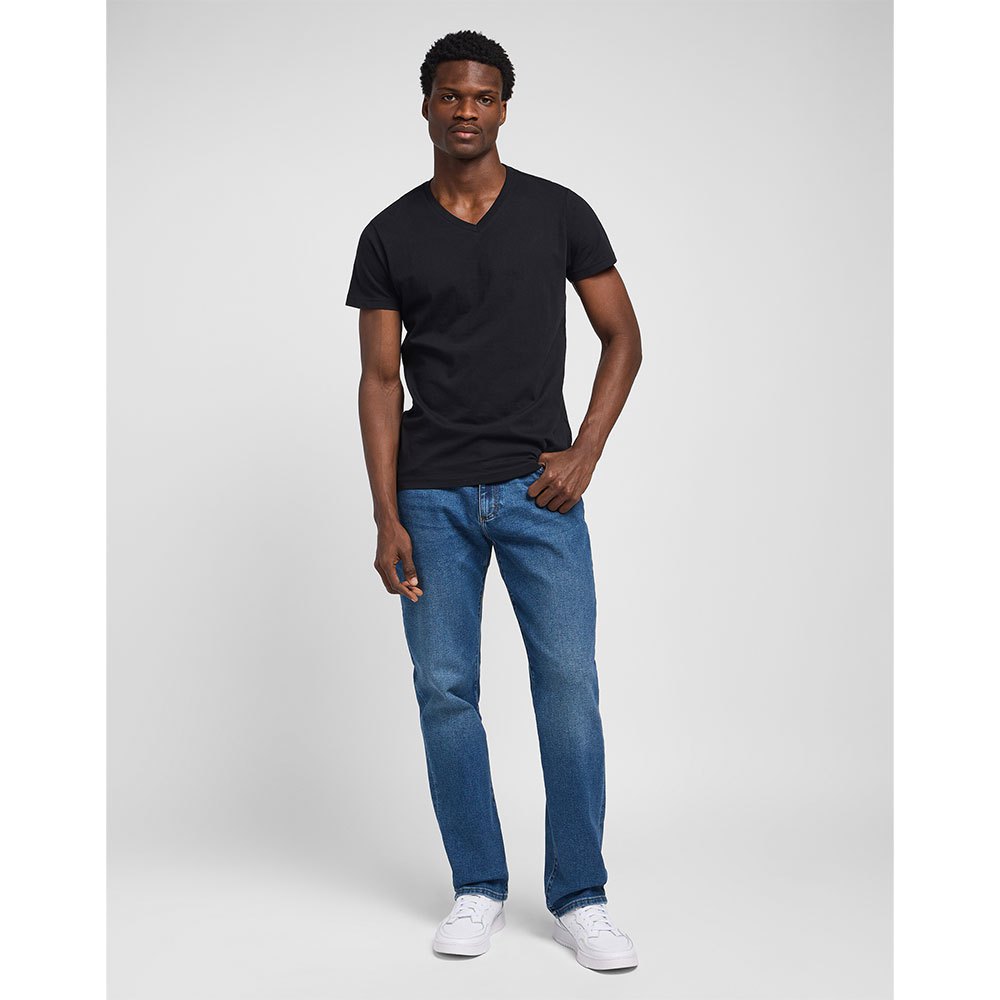 Lee Extreme Motion Straight Jeans Blue buy and offers on Dressinn