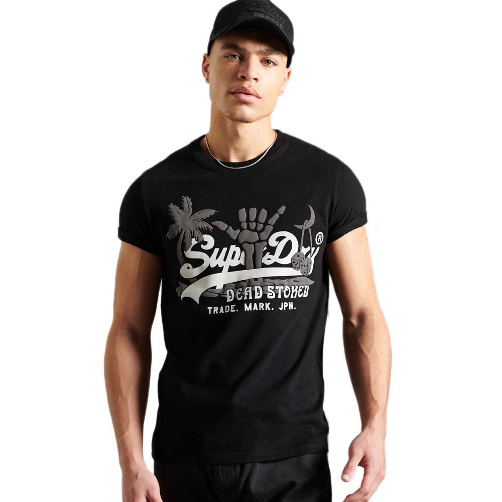 T-shirts Superdry Vintage Logo Itago 220 Short Sleeve T-Shirt Black