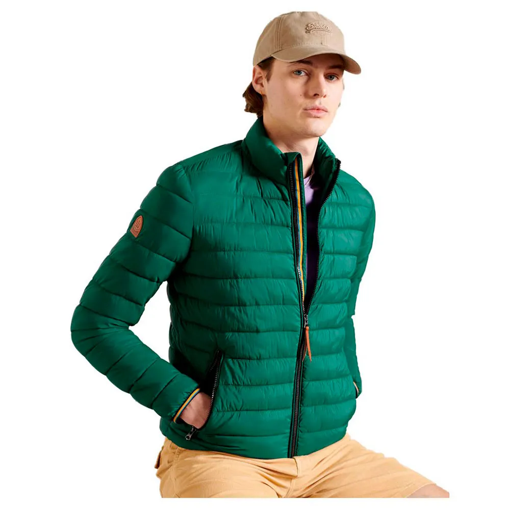 Superdry Mountain Padded Jacket Green buy and offers on Dressinn