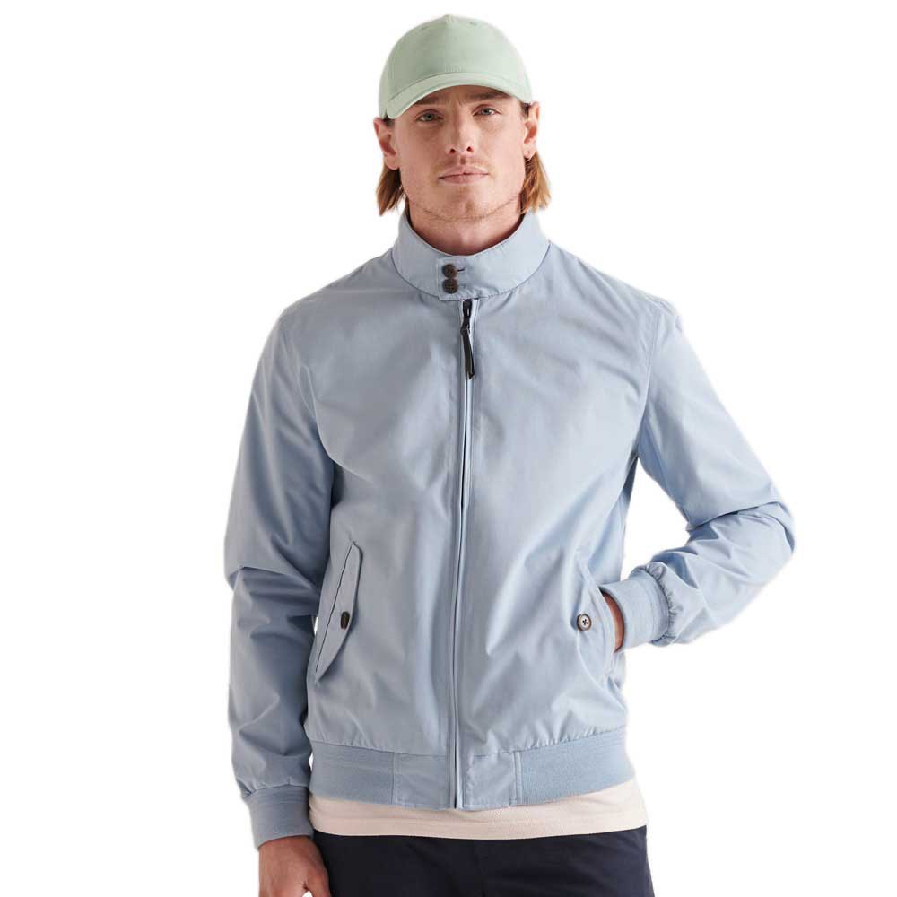 Clothing Superdry Iconic Harrington Jacket Grey