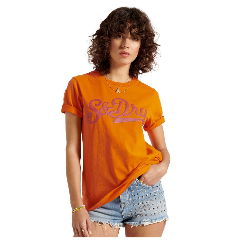 T-shirts Superdry Collegiate Cali State Short Sleeve T-Shirt Orange