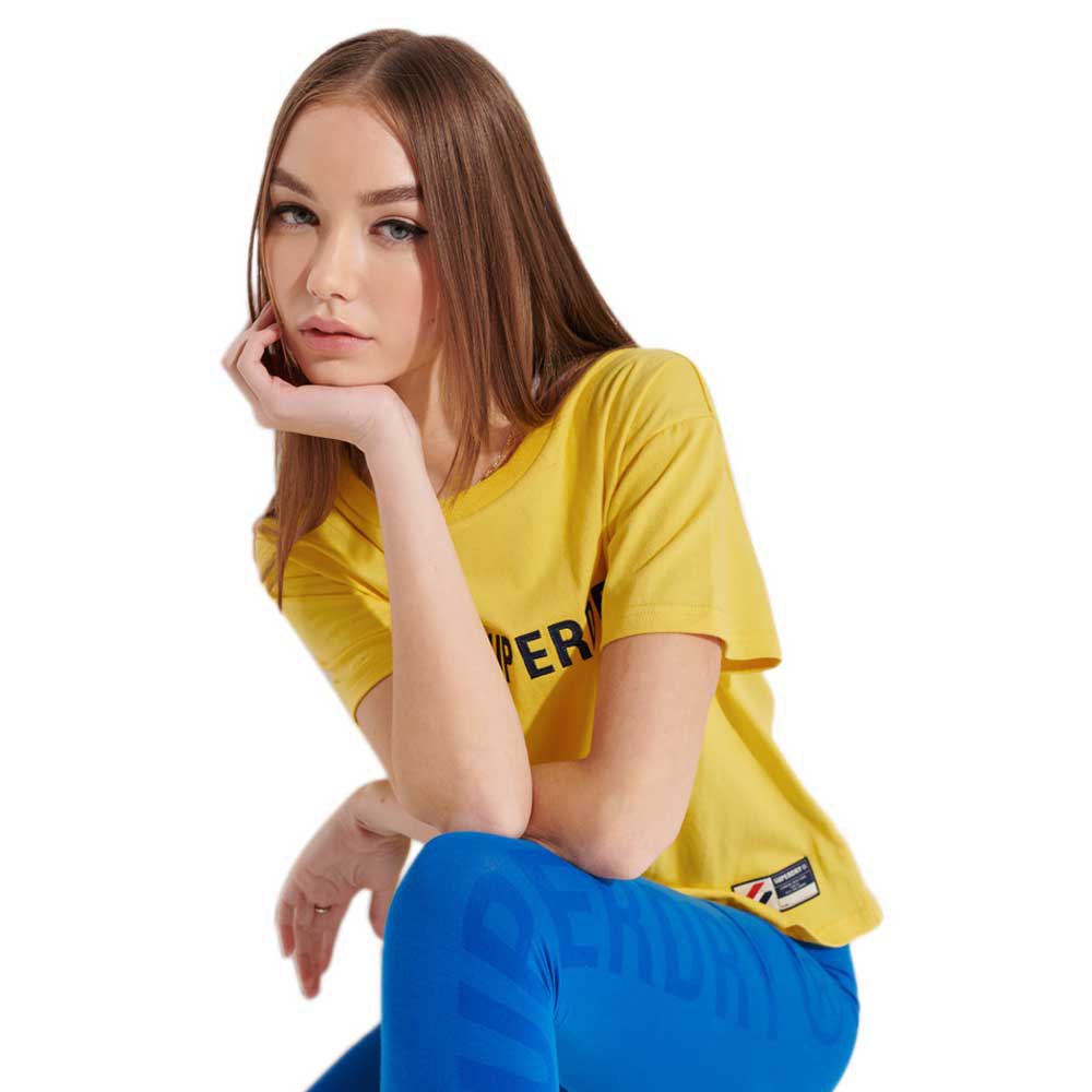 T-shirts Superdry Sportstyle Graphic Boxy Short Sleeve T-Shirt Yellow